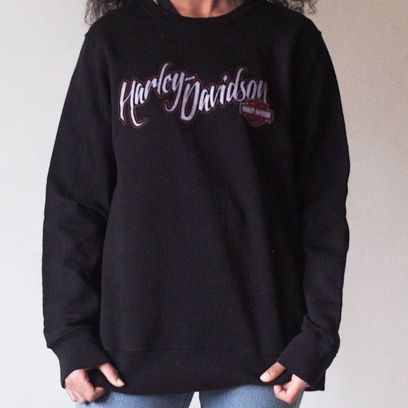 Harly Davisdon Sweaters - Harley Davidson sweater in Glitter